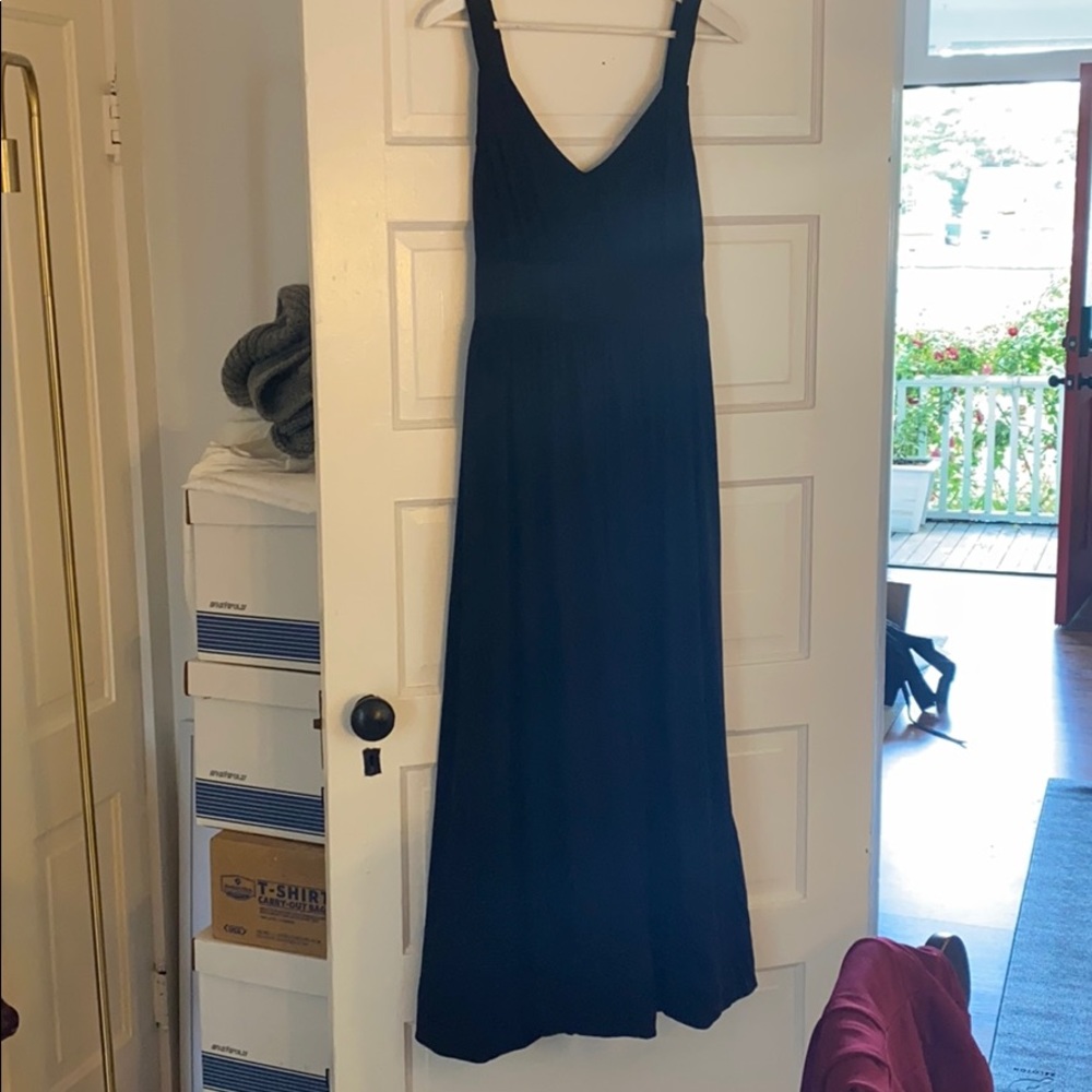 J crew black maxi dress, size 4